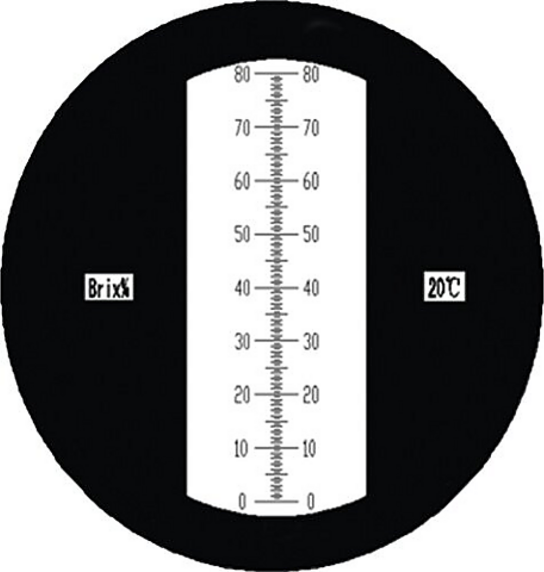 Mod.103 LED Refractometer 0-80 BRIX
