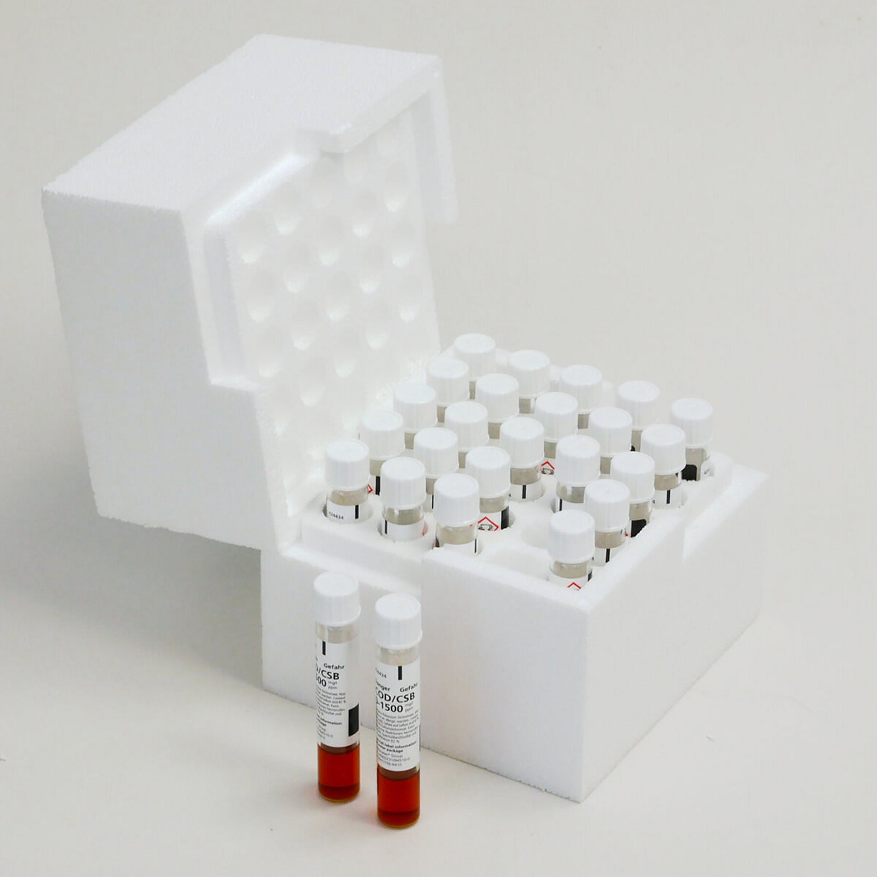 1 SET da 25 TESTS 20-1500 mg/l COD (Metodo 131)UN2922  CORROSIVE LIQUID, TOXIC, N.O.S. (SULPHURIC ACID, MERCURY SULPHATE), ENVIRONMENTALLY HAZARDOUS, 8, II, (E)