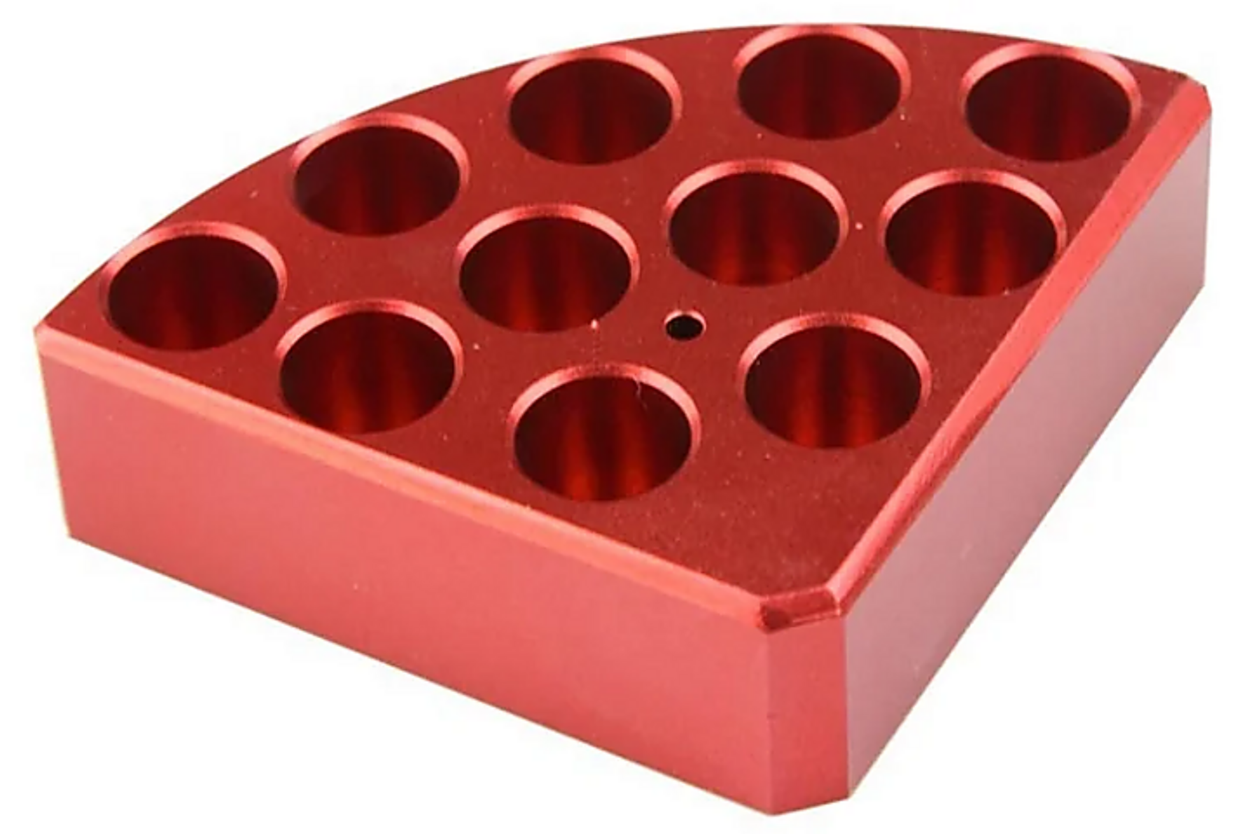 Red quarter pie - 11 holes for 4ml ARGOlab