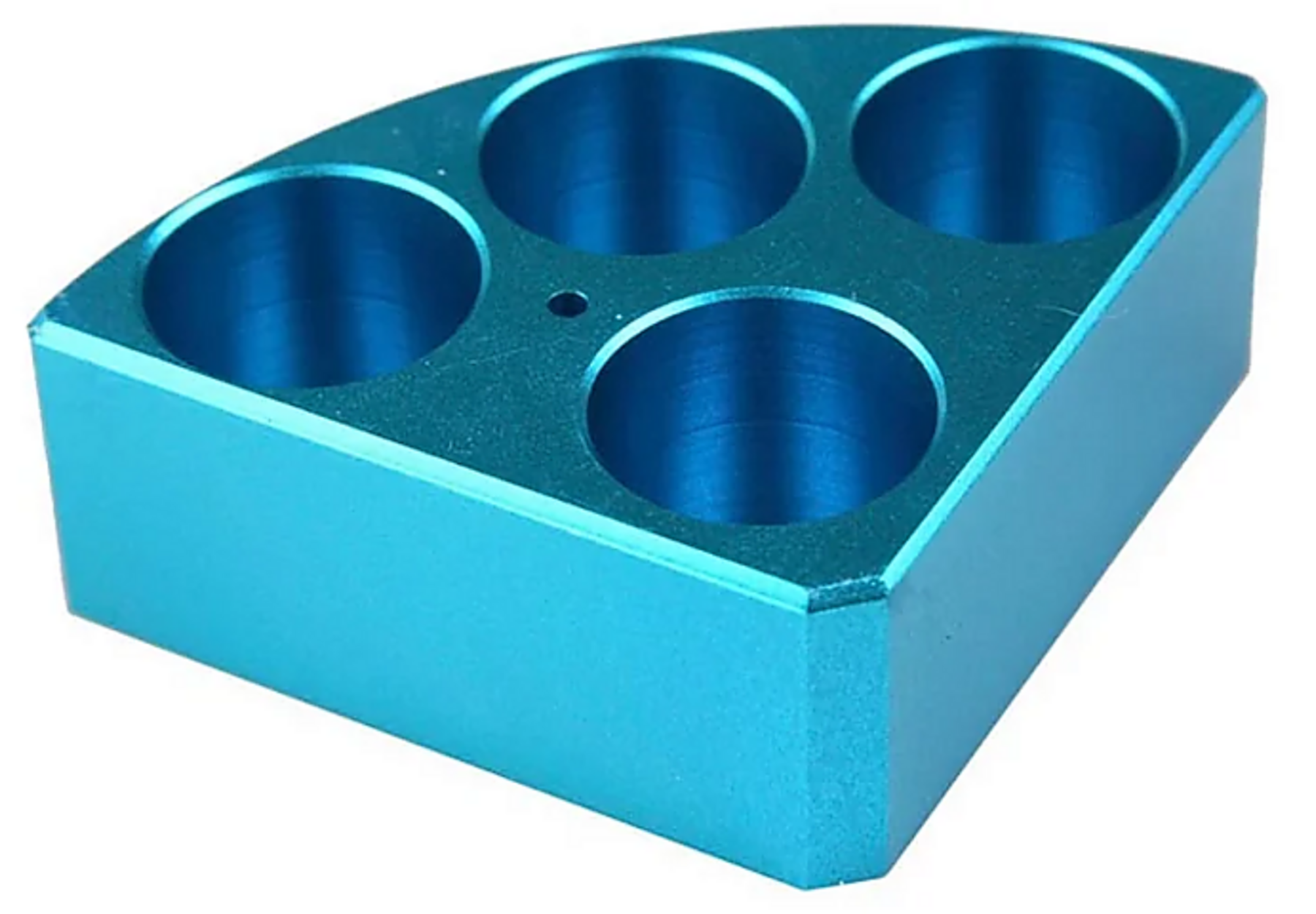 Blue quarter pie-4 holes for  30ml ARGOlab