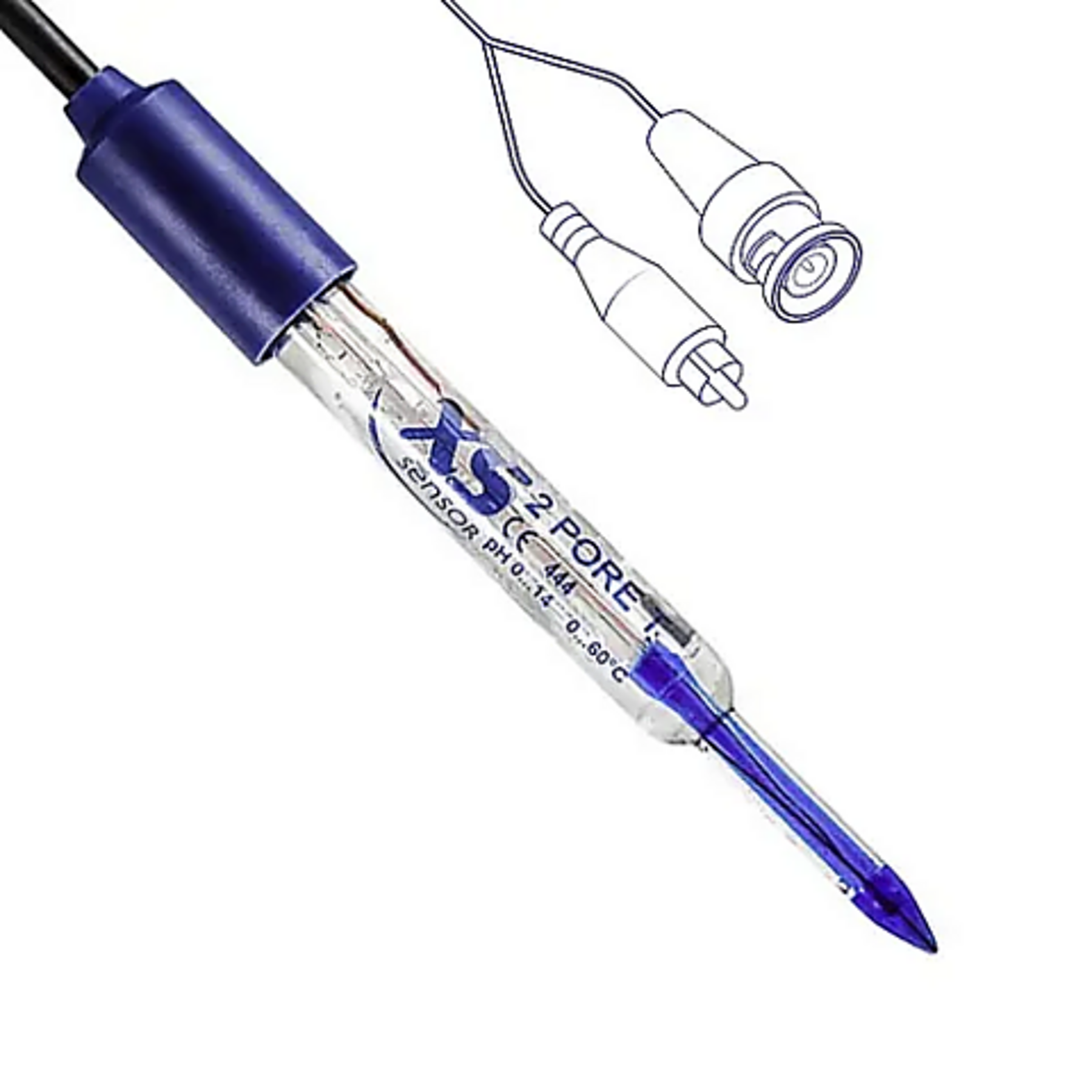 XS Sensor 2-Pore T NTC with 1m cable BNC