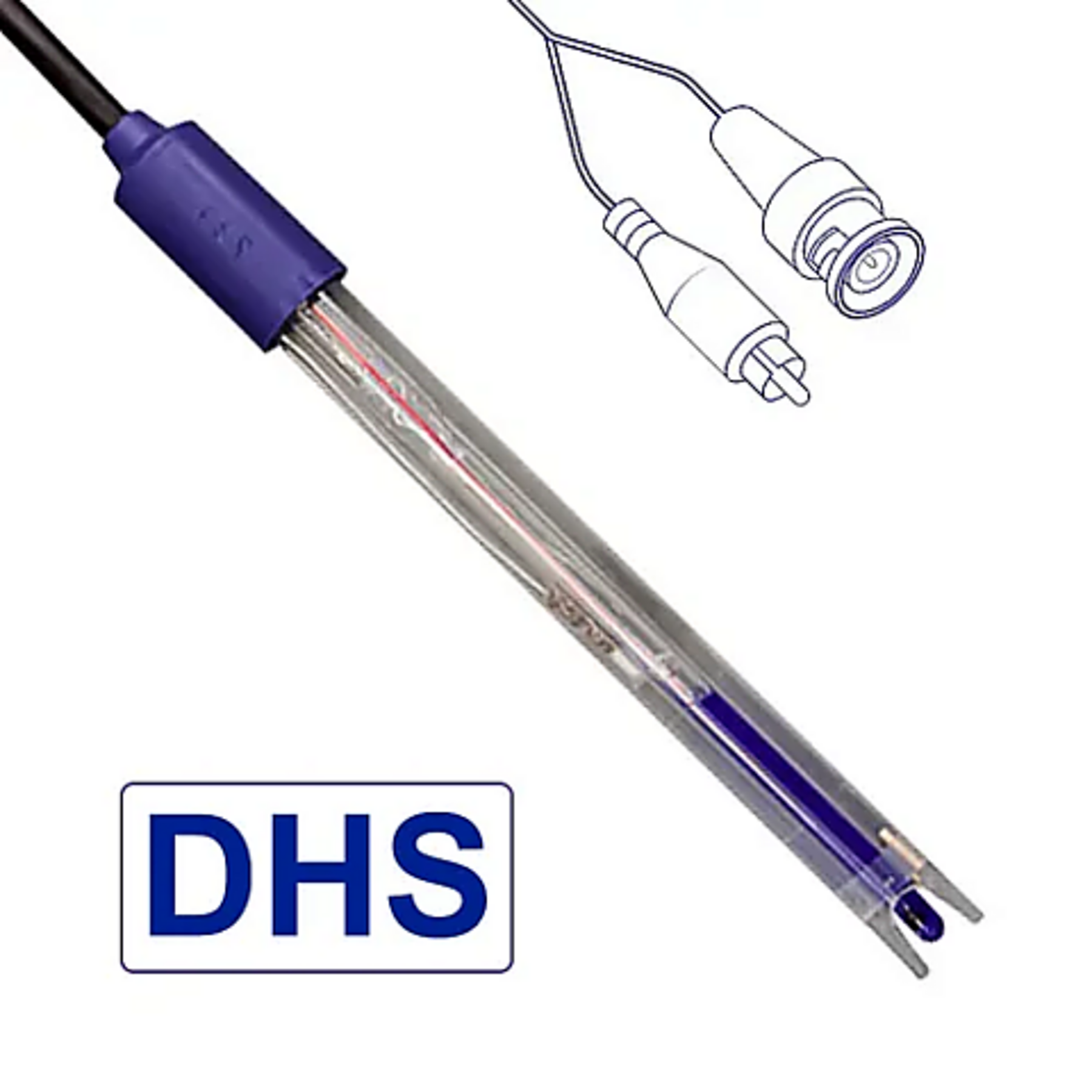 pH Electrode 201T DHS for pH 7 / pH 70 /  pH50