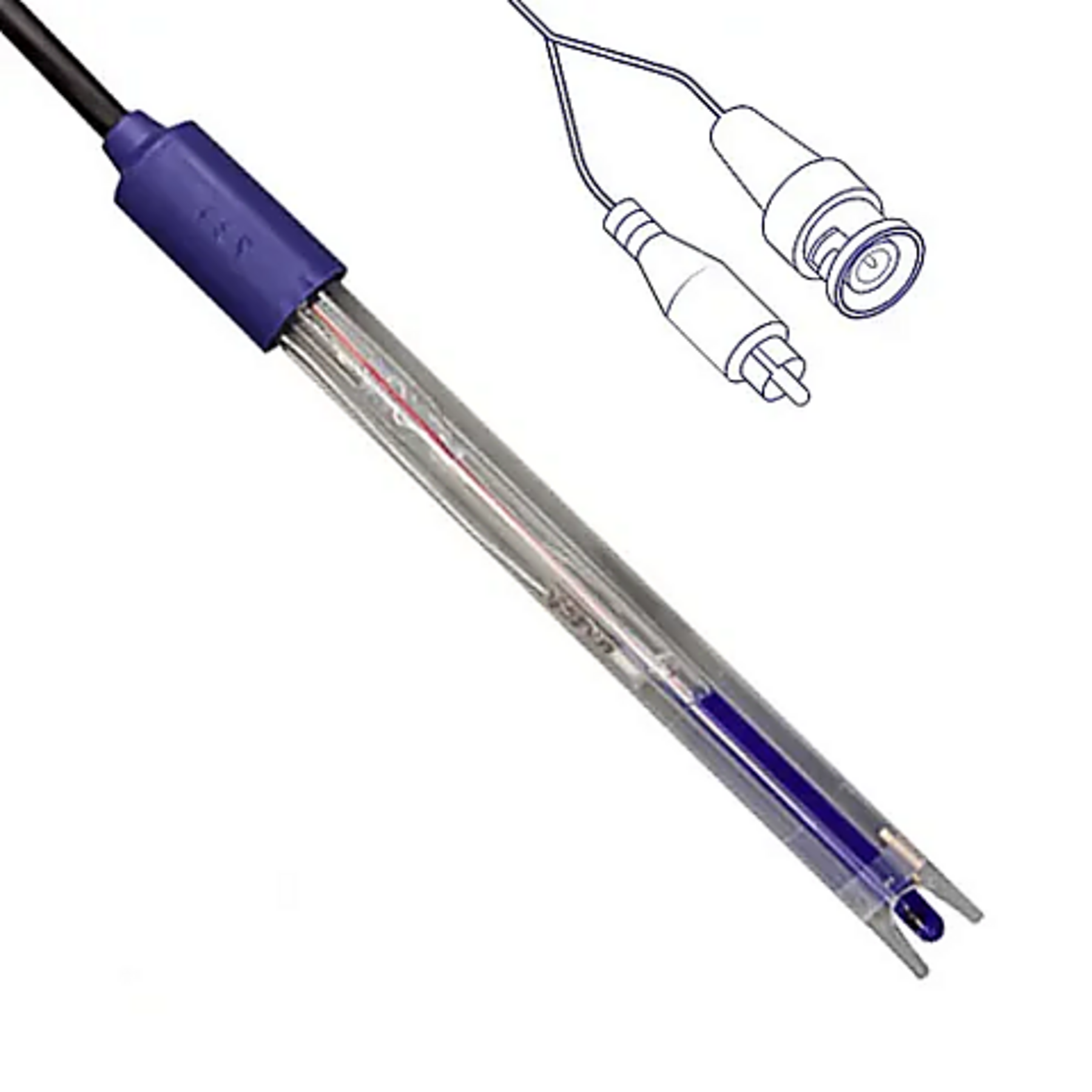 pH Electrode mod. 201T for pH 7 / pH 70 /  pH50