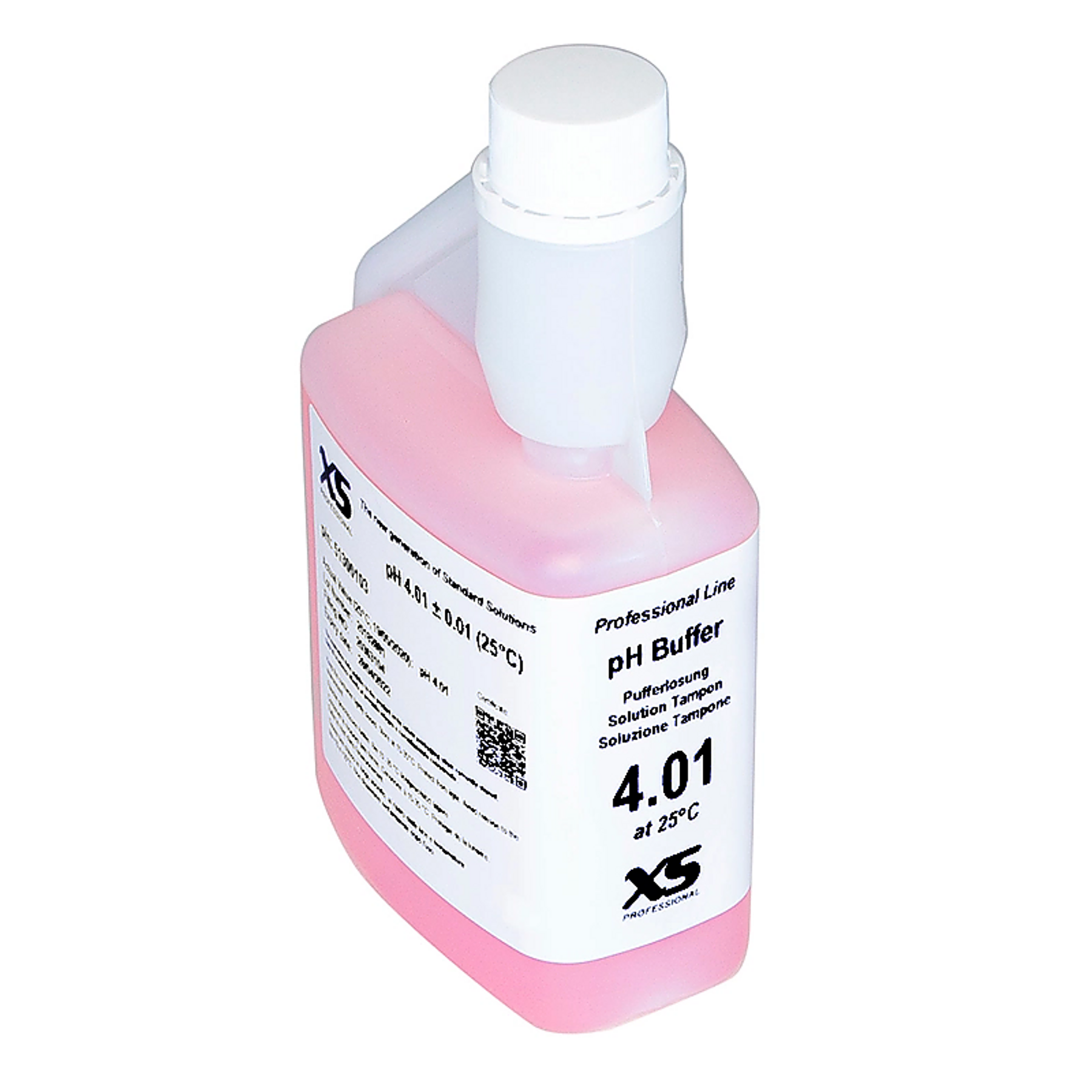 1X250ml XS Professional pH 4.01 ±0.02/25° C, with DKD/DAkks certificate