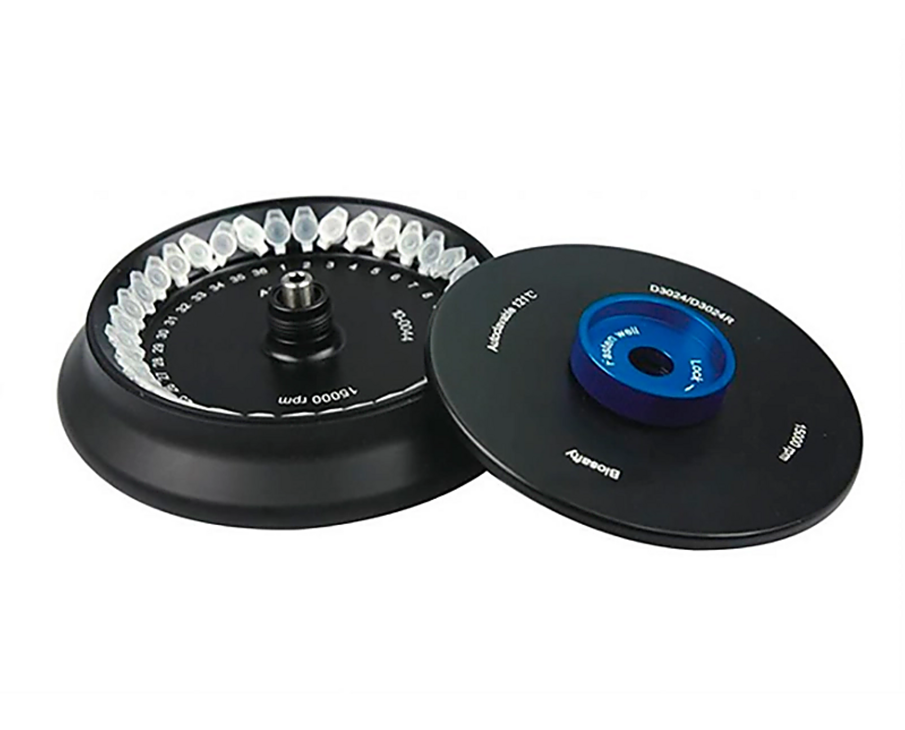 Fixed angle rotor AS36-05 for D3024-R with  Cover + locked tubes 36x0.5m l