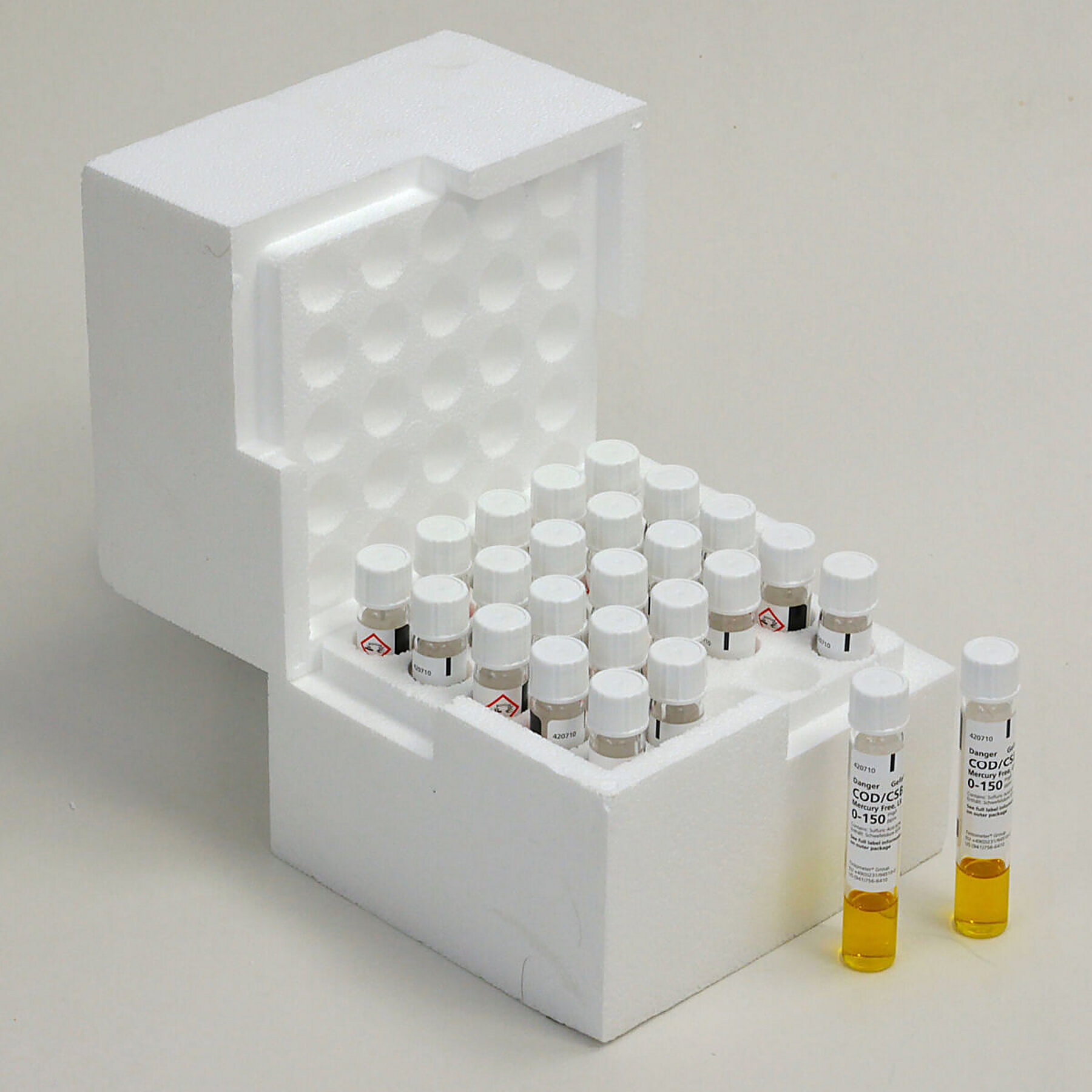 1 SET da 25 TESTS 200-15000 mg/l COD (Metodo 132)Precursore esplosivo UN1830 ACIDO SOLFORICO, 8, II, (E) / UN1830 SULPHURIC ACID, 8, II, (E)