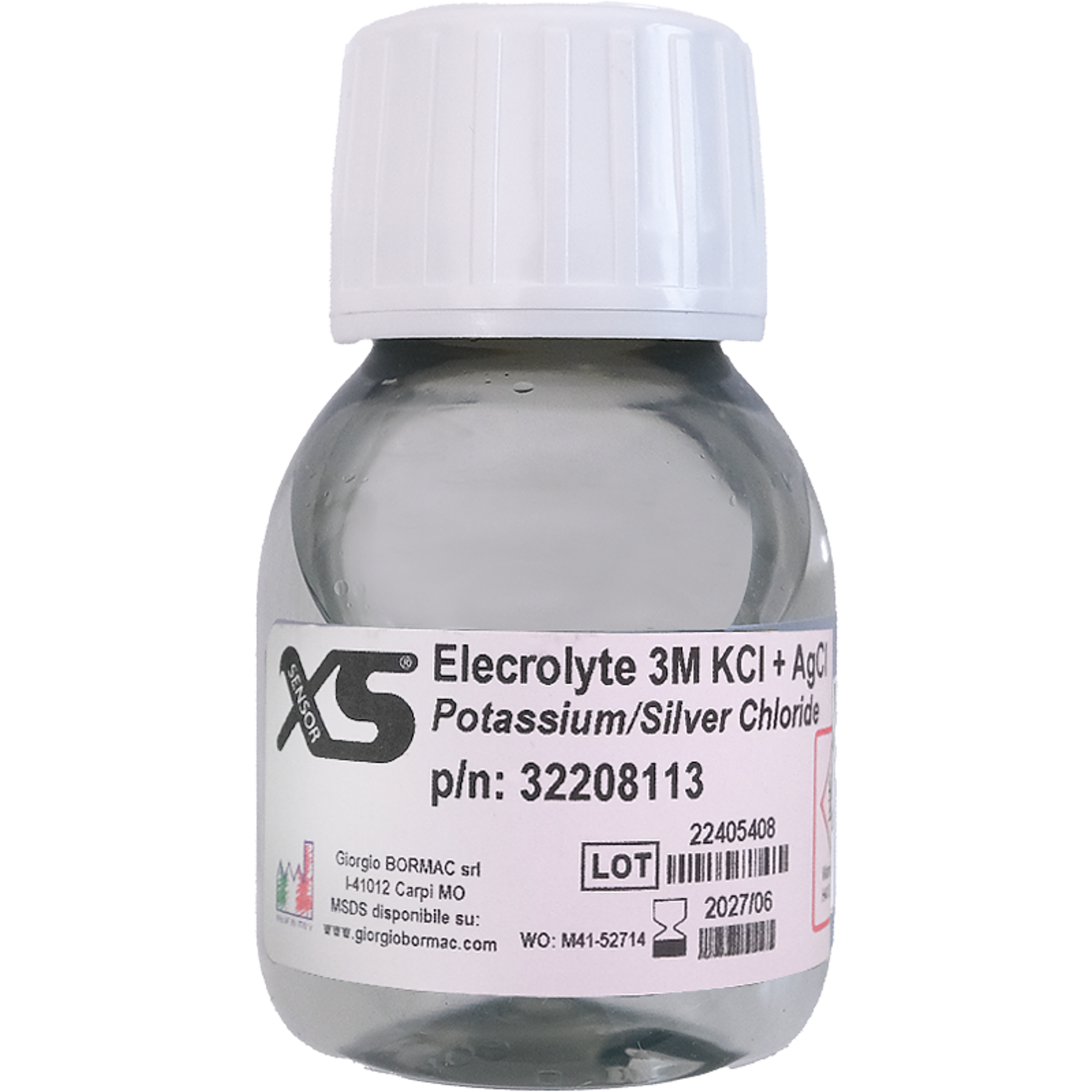 1X55ML XS Solution 3M KCl + AgCl