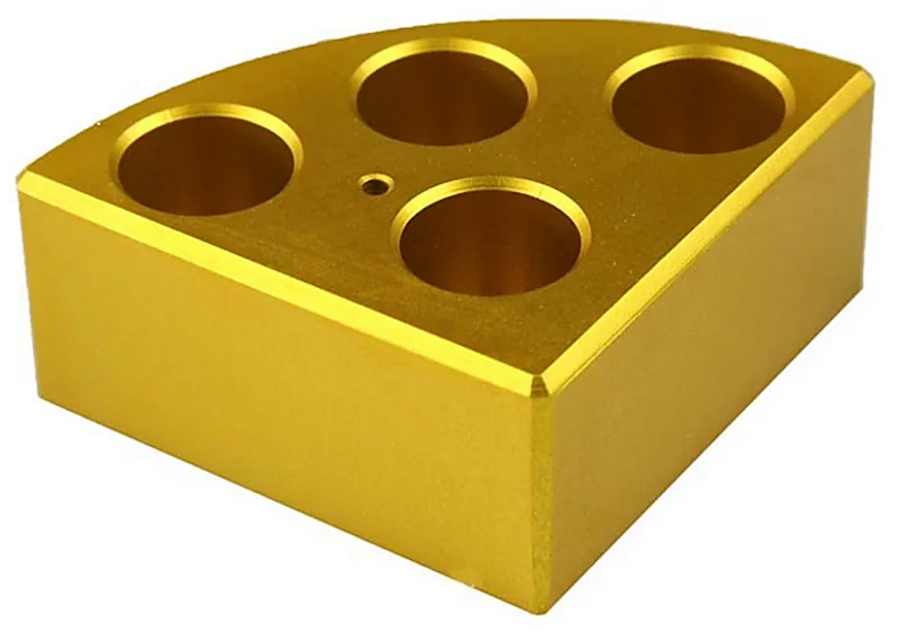 Gold quarter pie- 4 holes for 16ml ARGOlab