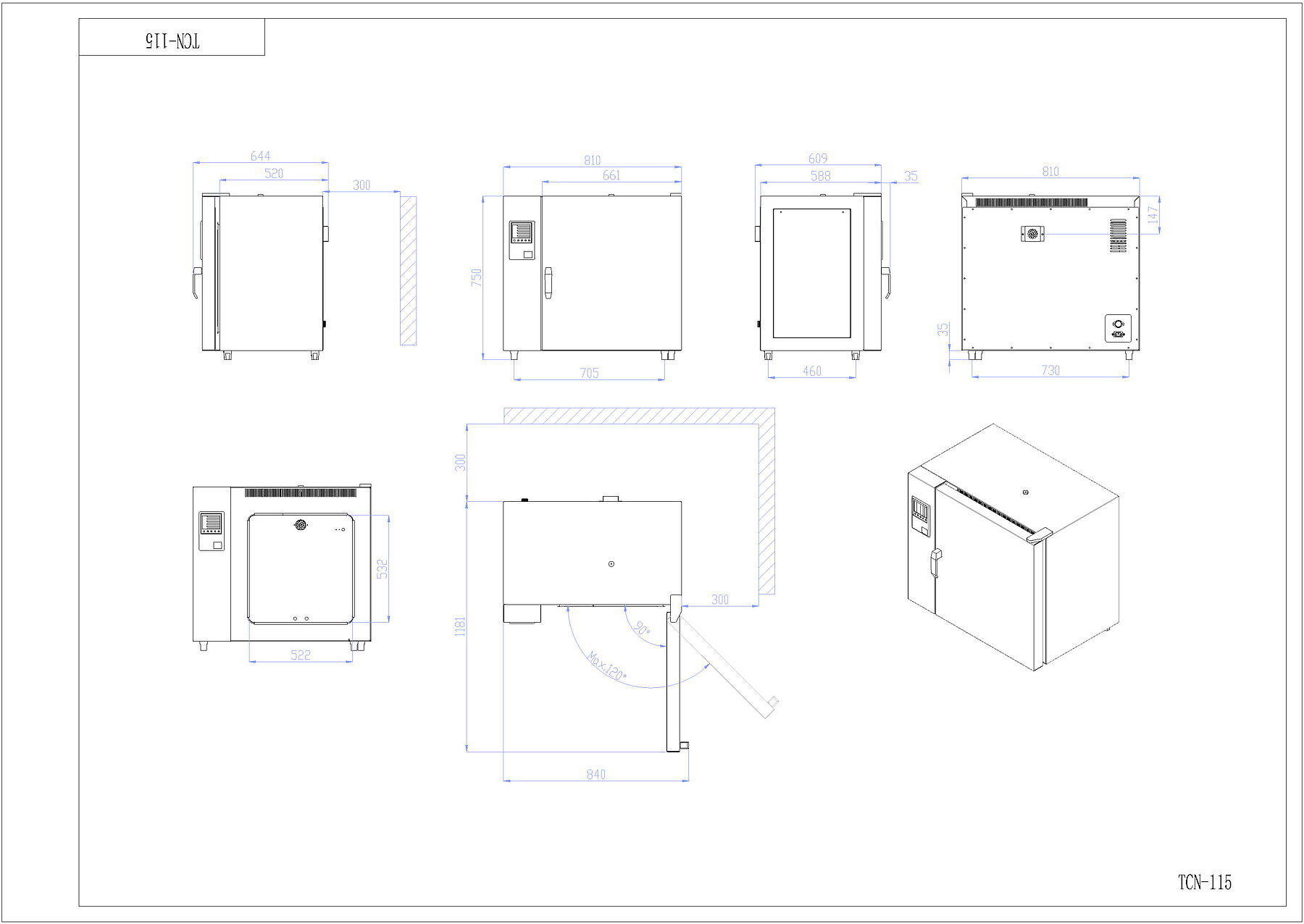 TCN 115 SUPER NEW - Natural Oven